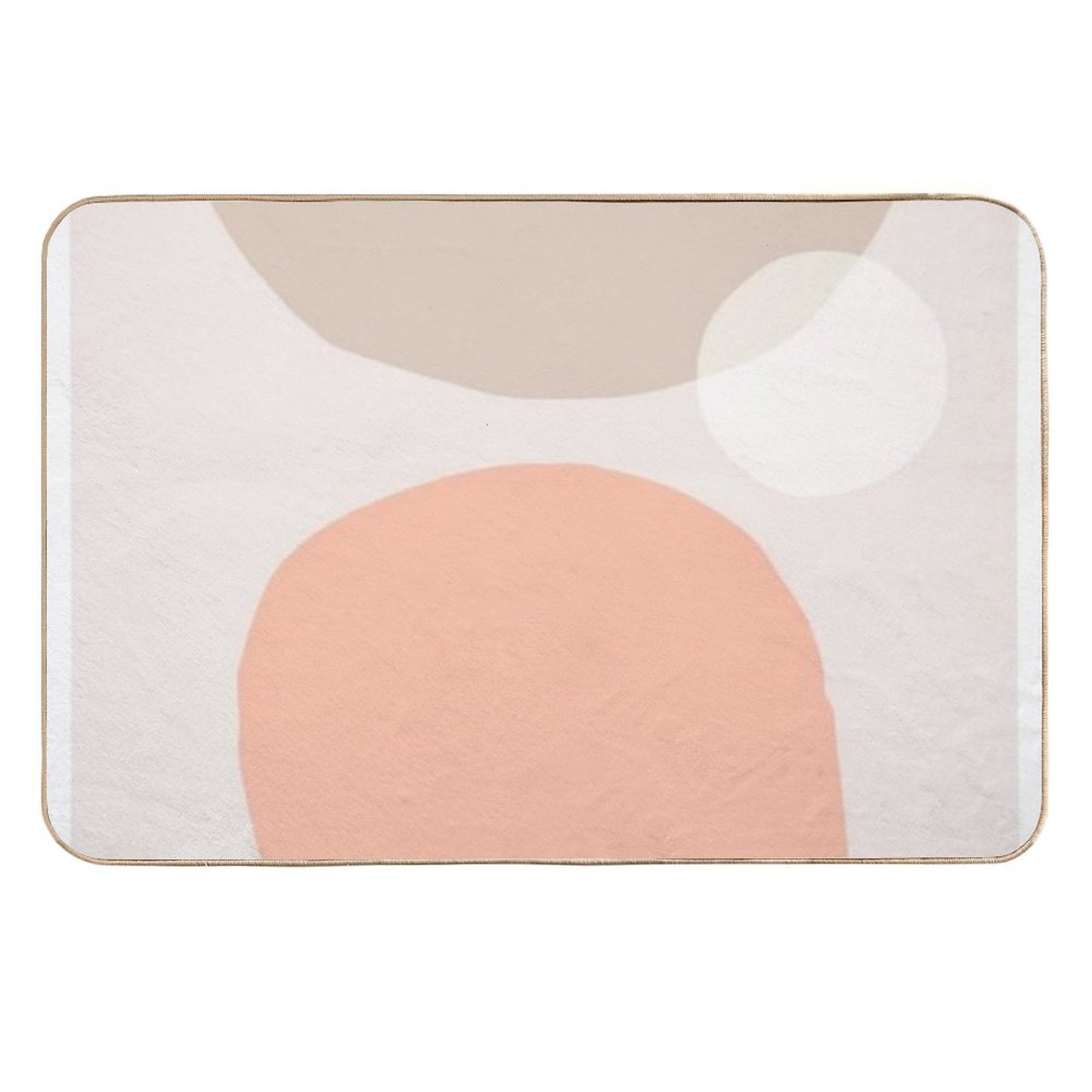ABSTRACT SHAPES V7 Dirt-Trapping Bath Mat