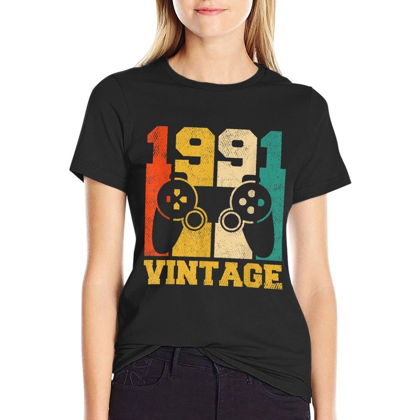30 Years Old Gifts Vintage 1991 Video Game 30th Birthday Lightweight T-Shirt