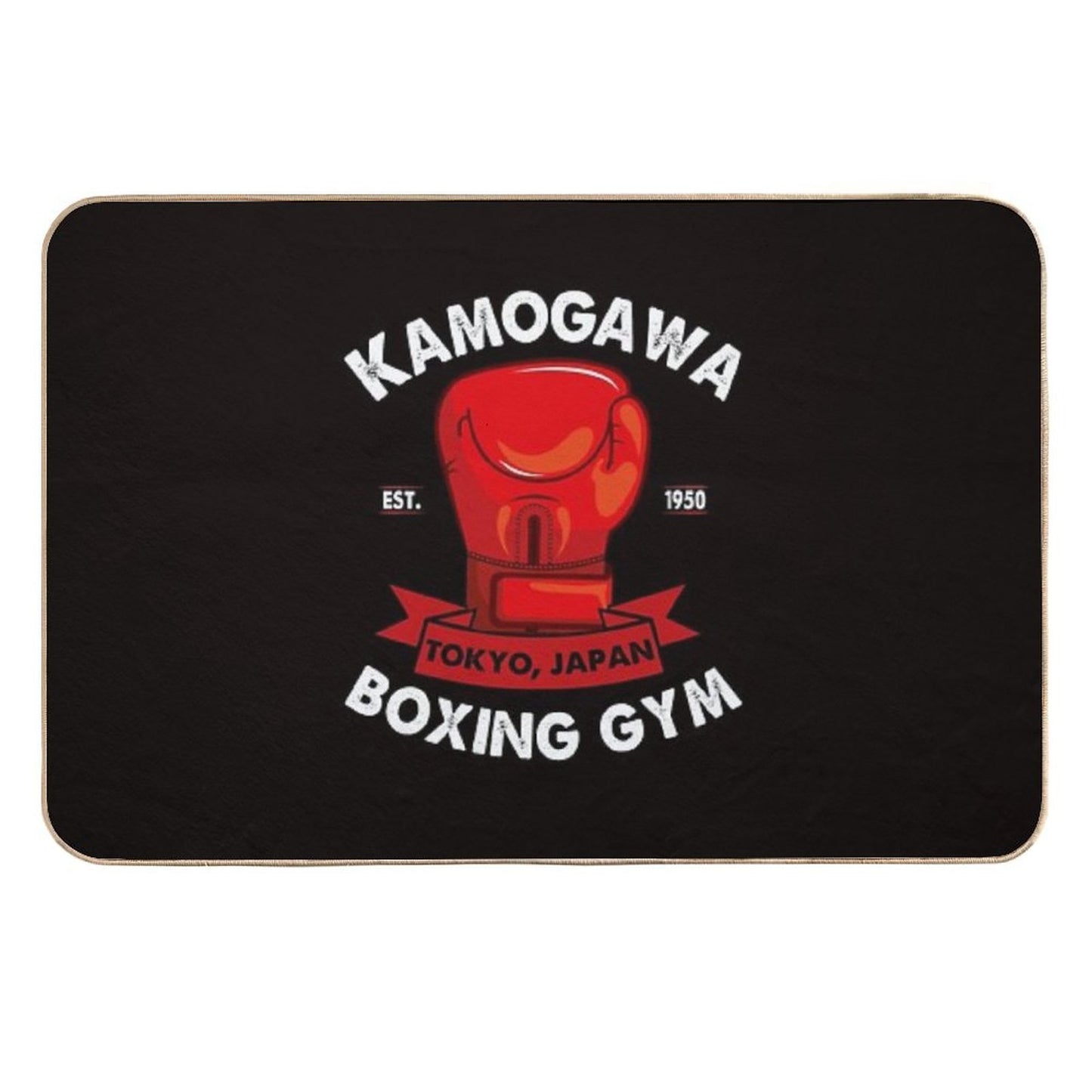 Kamogawa Boxing Gym Absorbent Bath Mat