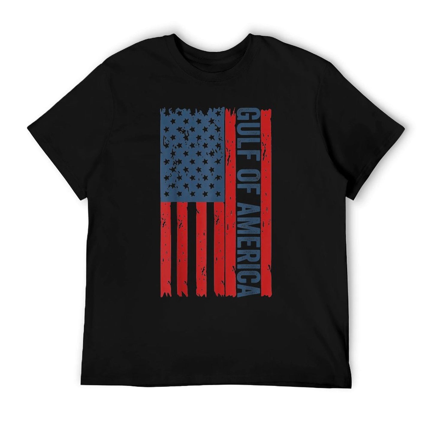 Gulf Of US America Est 2025 Funny Gulf of USA American Flag Soft T-Shirt