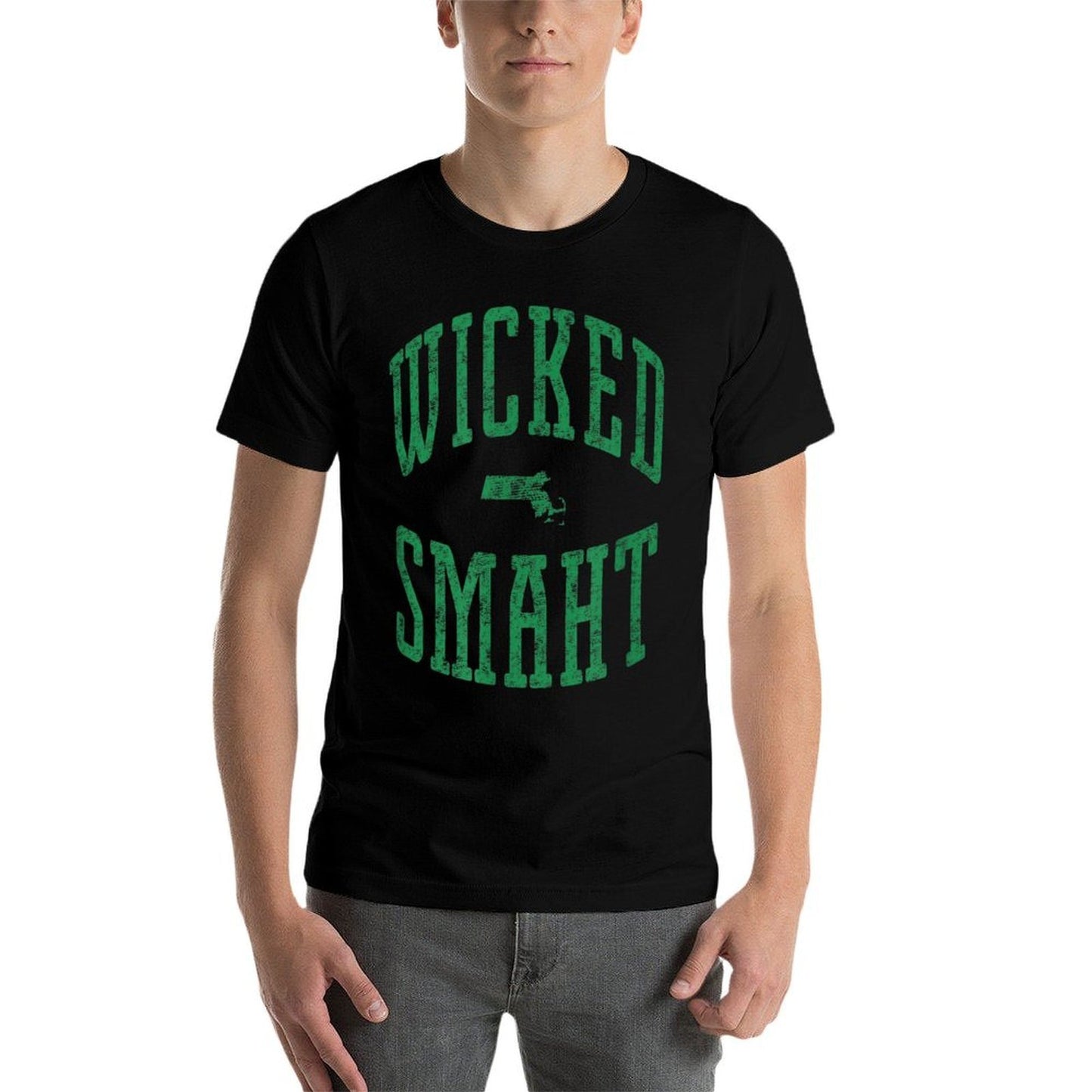 Wicked Smaht Vintage Style Polyester Blend T-Shirt