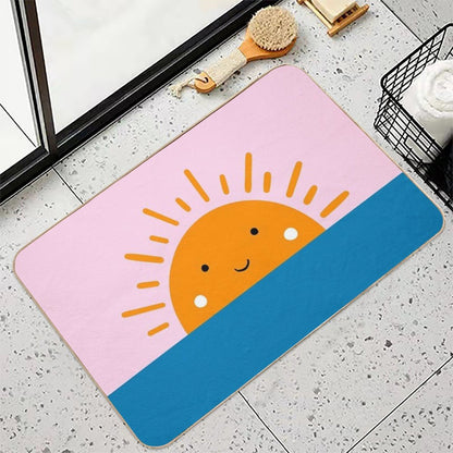 Sun on The Sea  Odorless Bath Mat