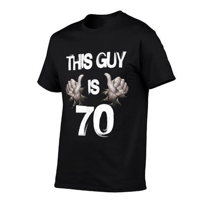 Mens 70th Birthday Born In 1947. This Guy Is 70  Versatile T-Shirt