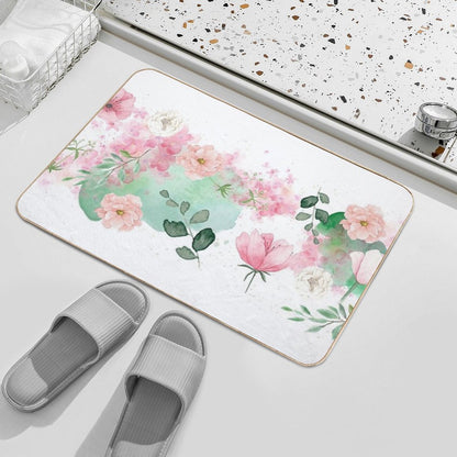 Spring Florals  Slip-Resistant Bath Mat