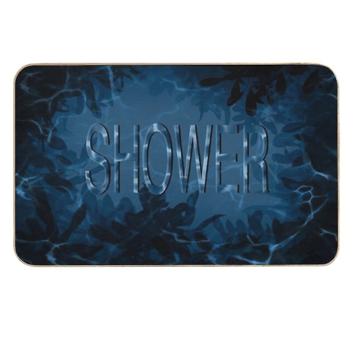 Shower Time  Fade-Resistant Bath Mat