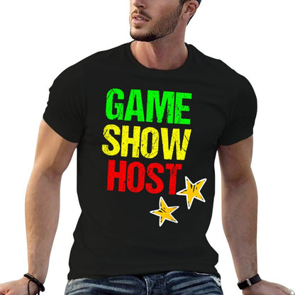Game Show Host Board Game  Rolled Sleeves T-Shirt