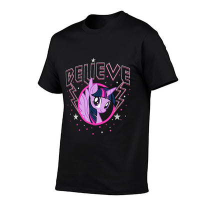 My Little Pony Friendship Is Magic Twilight Believe Logo  Quick-drying T-Shirt