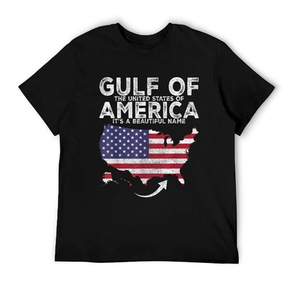Vintage Gulf of US America It&#39;s A Beautiful Name Relaxed-fit T-Shirt