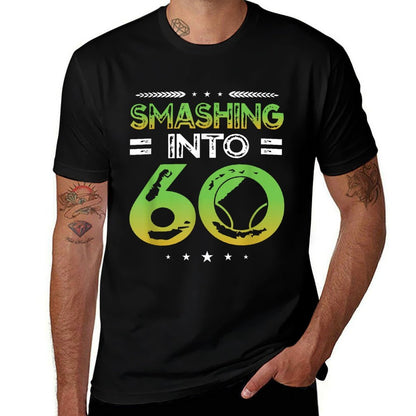 Smashing Into 60 Years Tennis Lover 60th Birthday  Classic T-Shirt