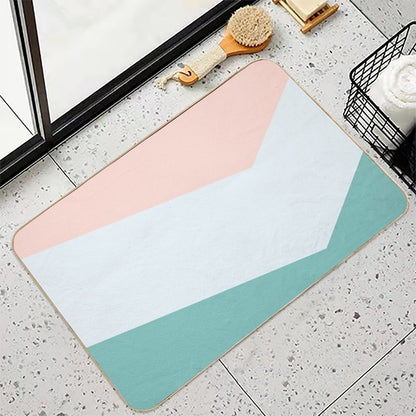 Chevron Pattern  Long-Lasting Bath Mat