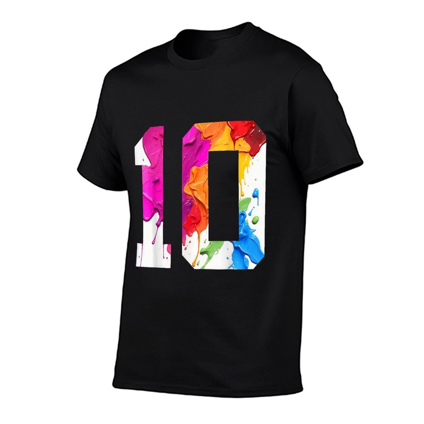 NUMBER 10 YEARS OLD 10TH BIRTHDAY  Trendy Pattern T-Shirt