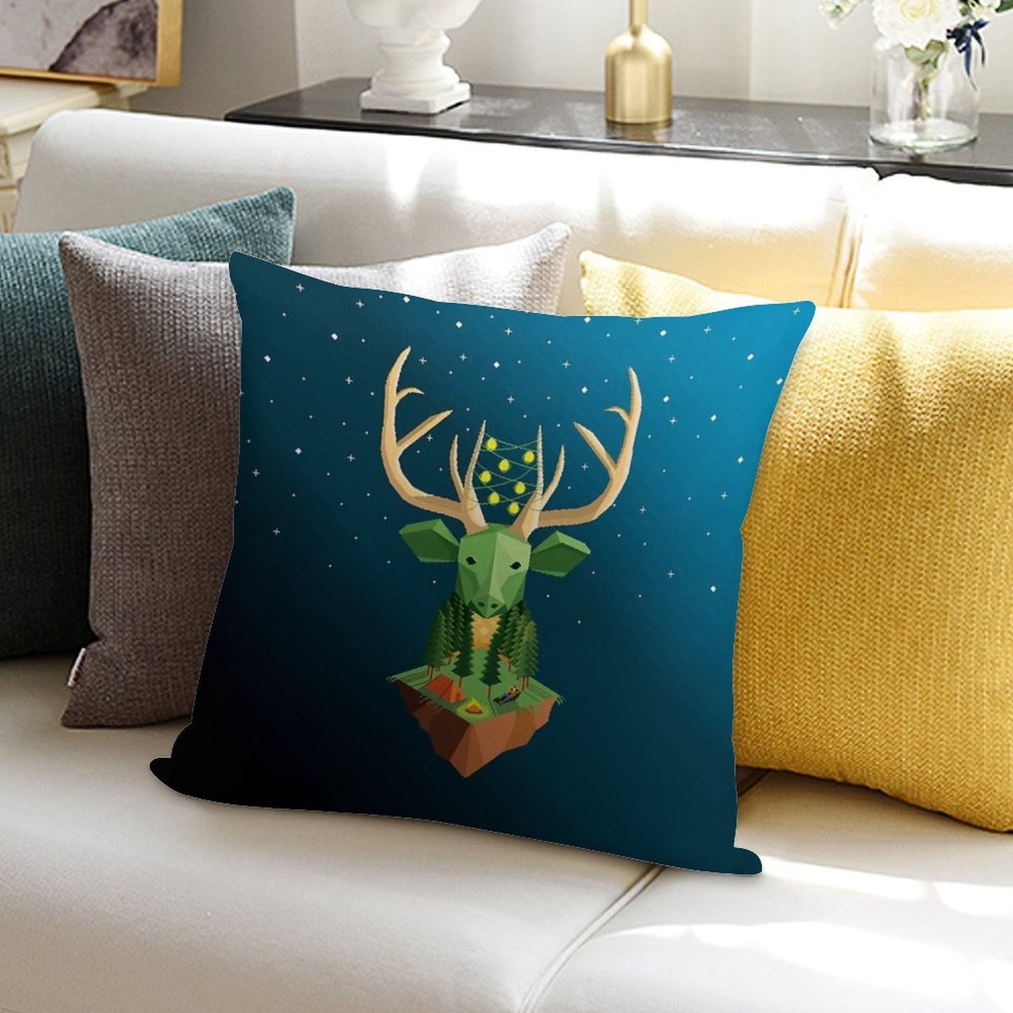 The Green Soul Soft Home Decor Throw Pillow