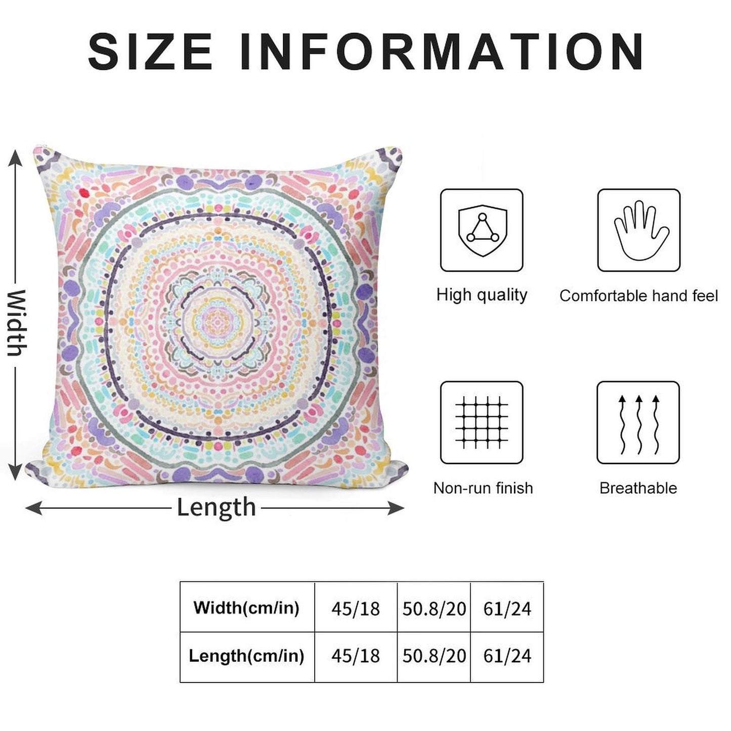 Summer Ice Cream Soft Warmth Comfort Throw Pillow