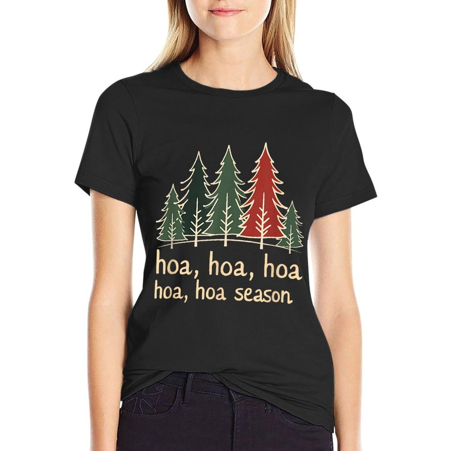 Twilight Lover Pine Forest Hoa Hoa Hoa Hoa Hoa Cozy Season  Moisture-wicking T-Shirt