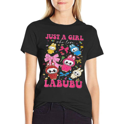 Funny Labubu Just A Girl Who Loves Labubu The Monsters Women  Lightweight T-Shirt