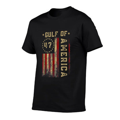 Gulf Of US America Flag Soft T-Shirt