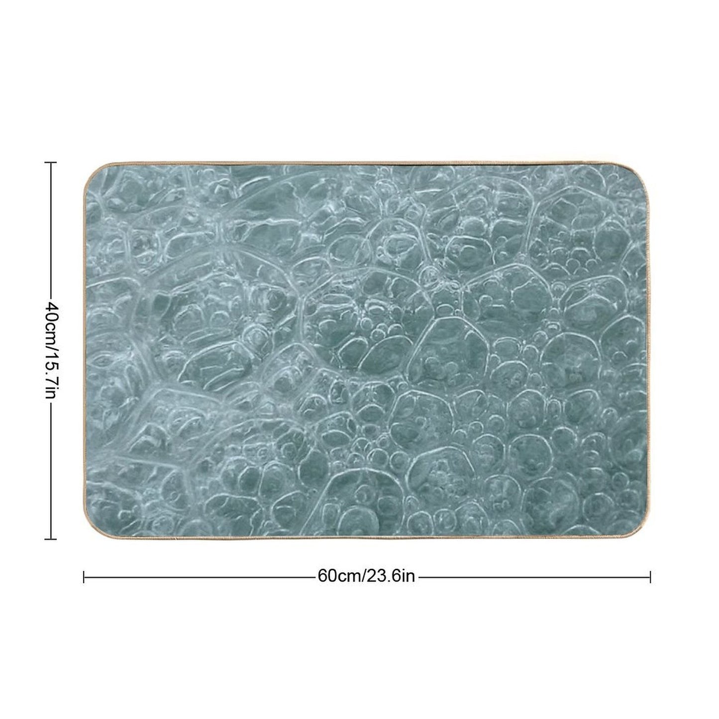 Water Bubbles  Long-Lasting Bath Mat
