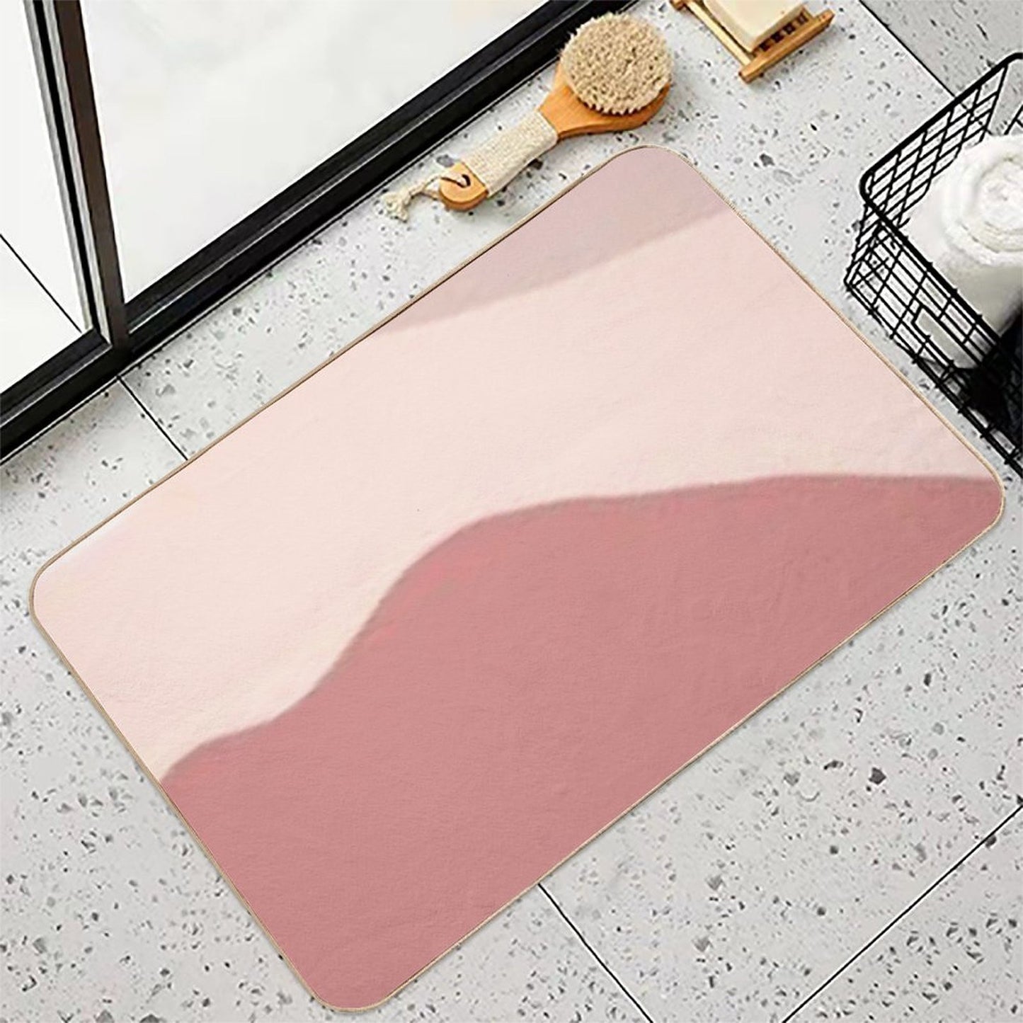 Aesthetic Pattern  Dirt-Trapping Bath Mat