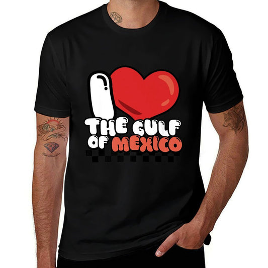 I Heart I Love The Gulf of Mexico USA America Meme Funny Premium  Soft T-Shirt