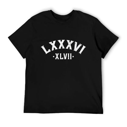 Resist 8647 Roman Numerals Anti Protest Men Women Kids Ribbed Collar T-Shirt