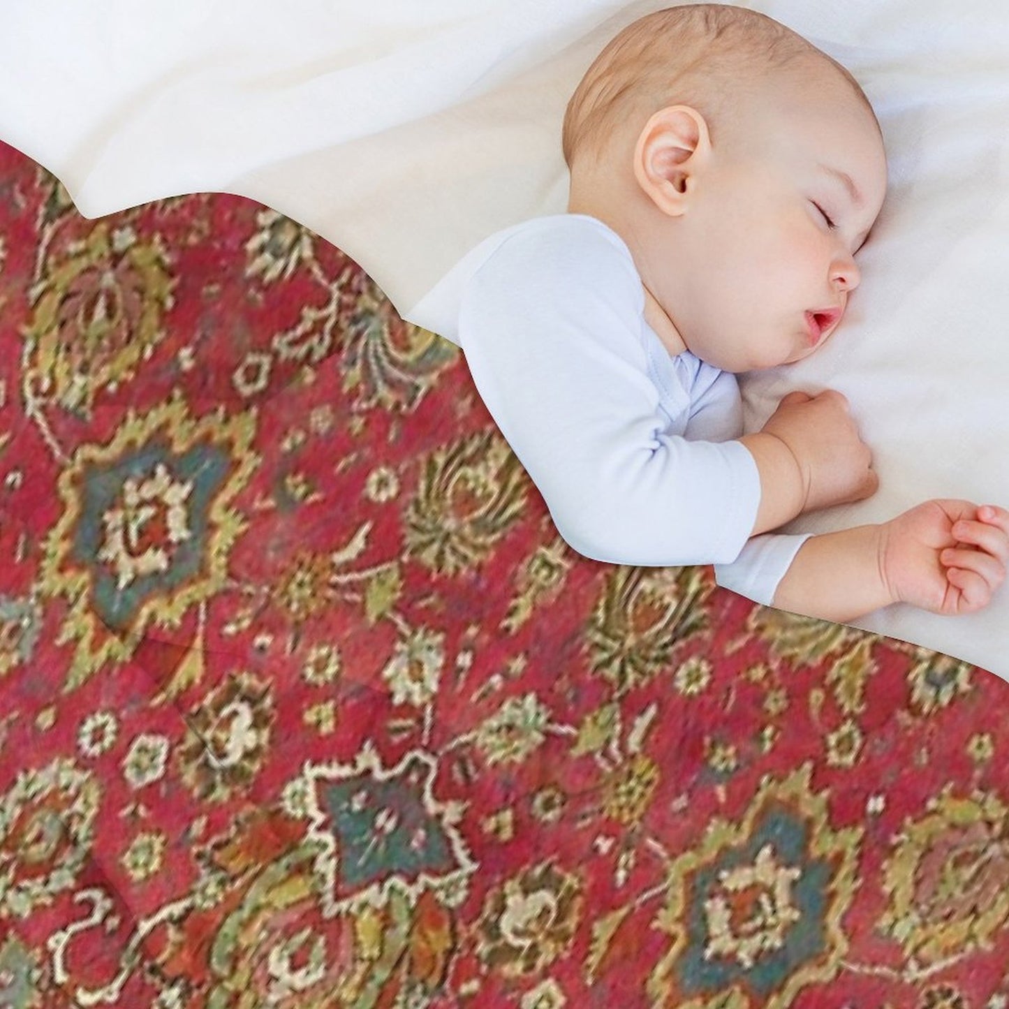 Antique Kilim 8 Velvety-soft Throw Blanket