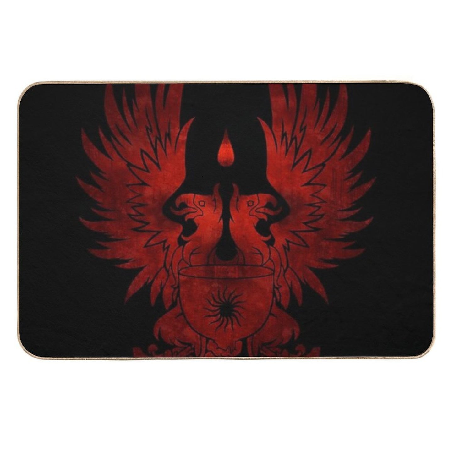 Dragon Age Grey Warden Red  Toxin-Free Bath Mat