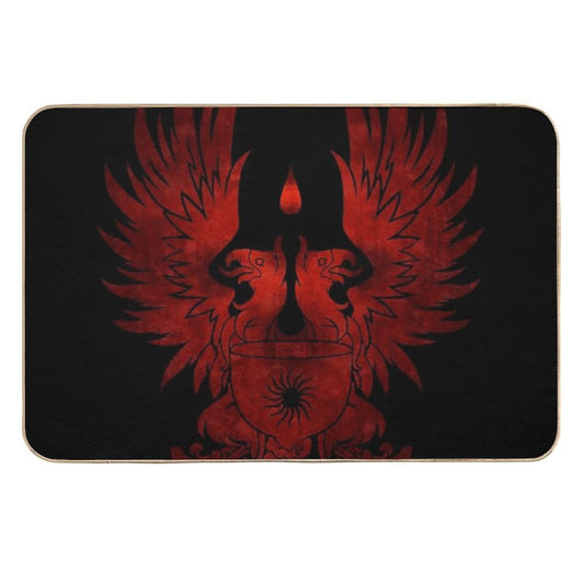 Dragon Age Grey Warden Red  Toxin-Free Bath Mat