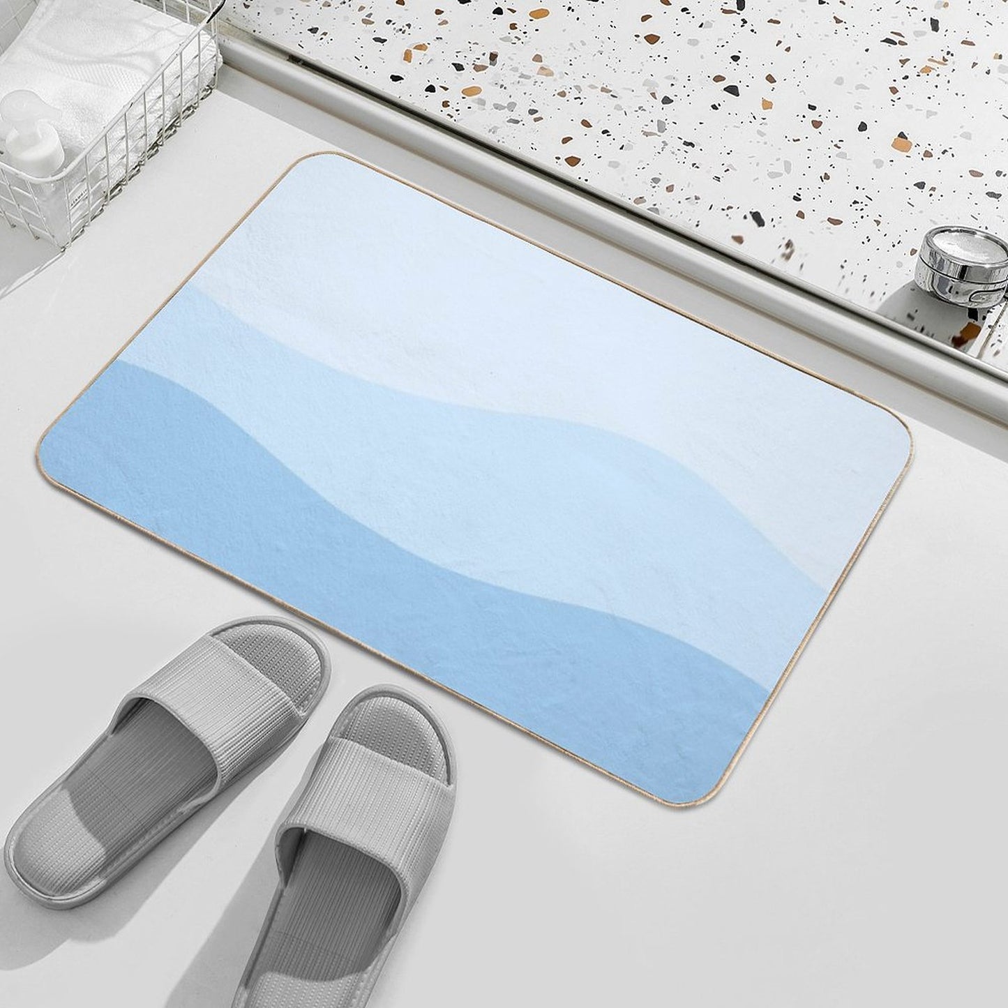 Calming Waves  Odorless Bath Mat