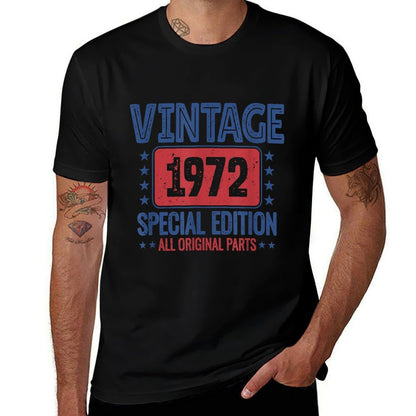 50th Birthday Vintage 1972 Born in 1972 50 Birthday  Trendy Pattern T-Shirt