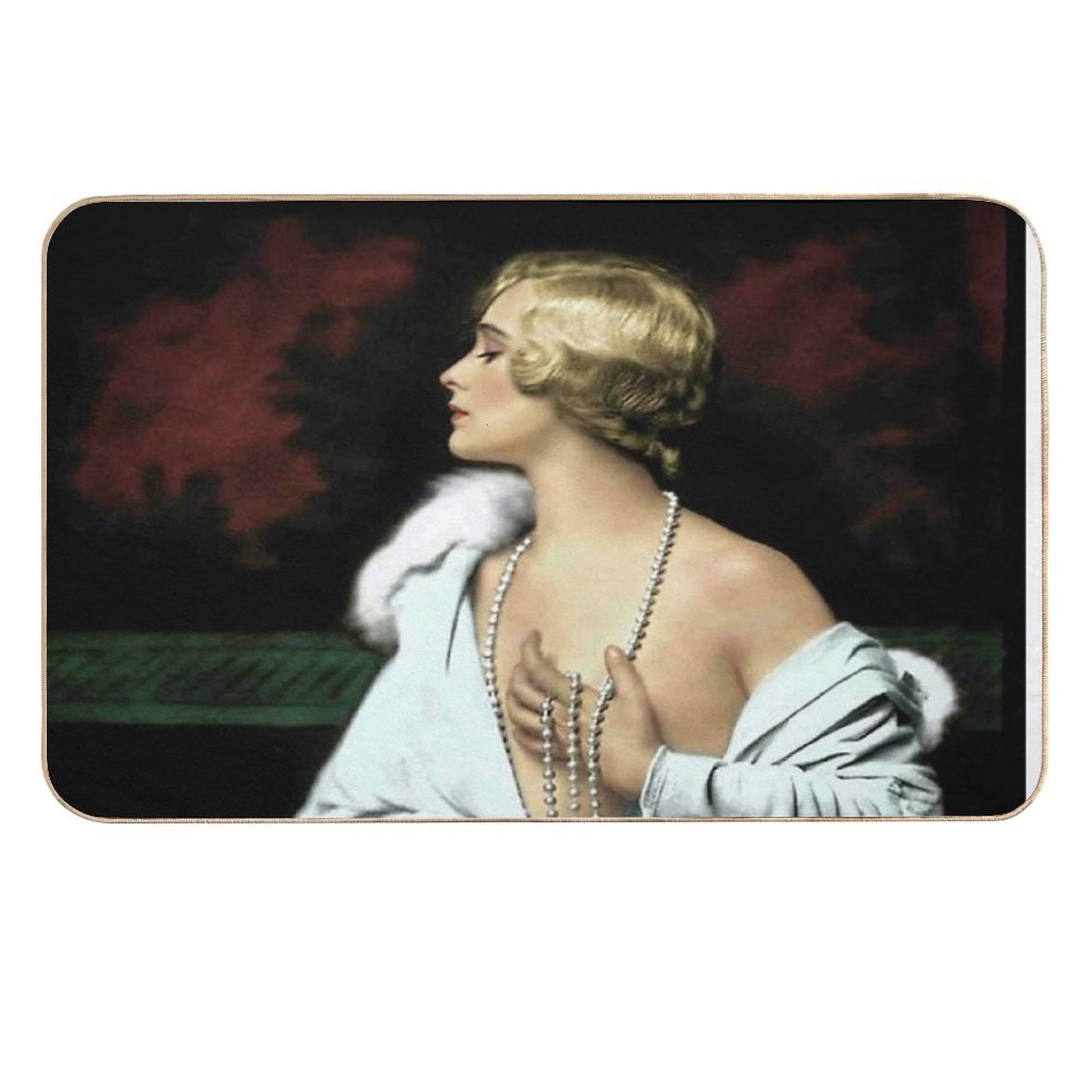 FLAPPER WORLD  Vintage 1921 Fashion Magazine Advertising Print  Easy Maintenance Bath Mat