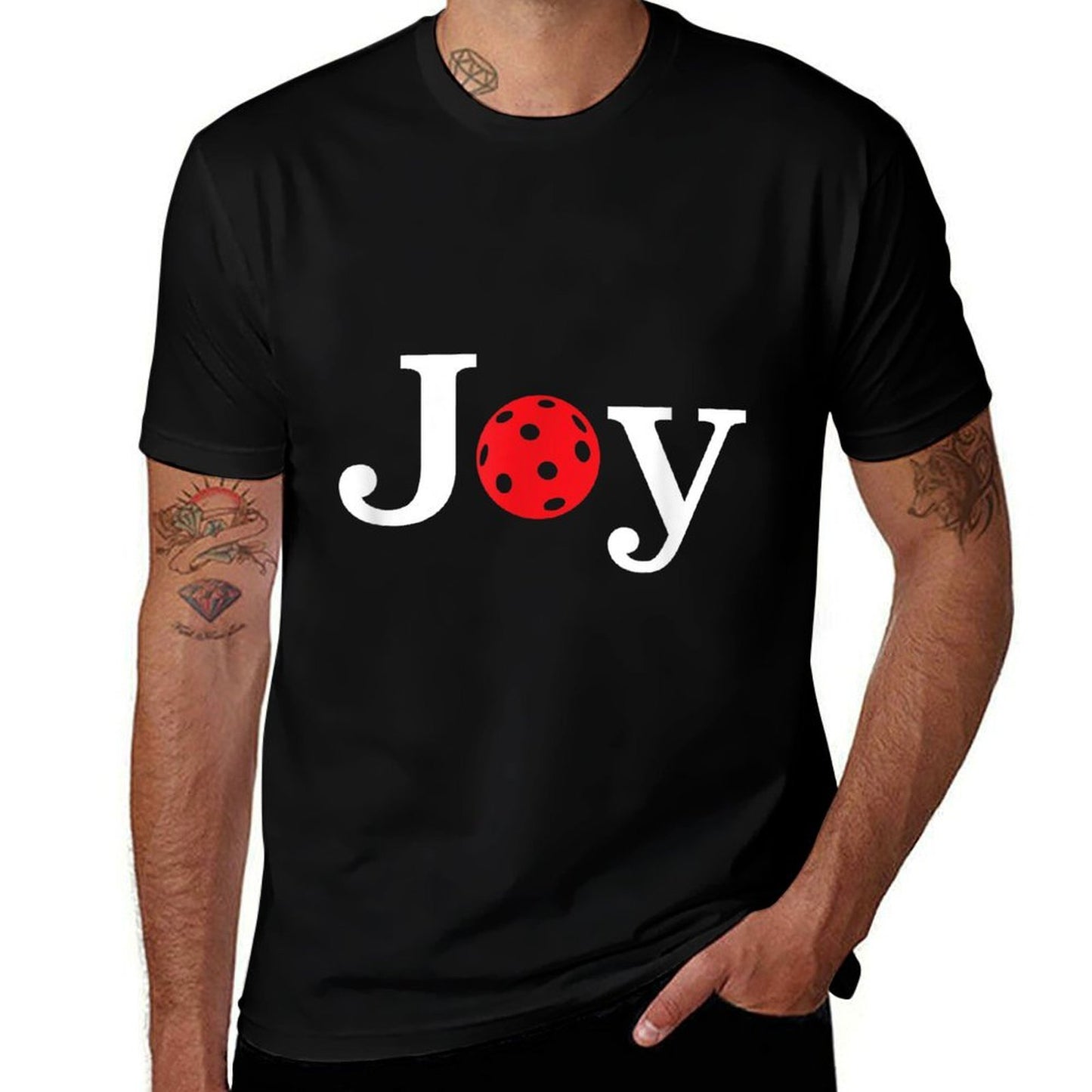 Christmas Pickleball Joy for Pickleball Player Comfortable T-Shirt