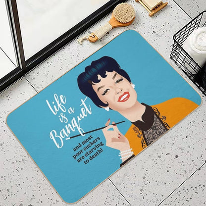 Banquet!  Rapid-Drying Bath Mat