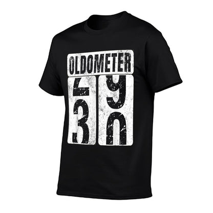 Oldometer 30 Vintage Funny 30th Birthday Gift Idea  Soft T-Shirt