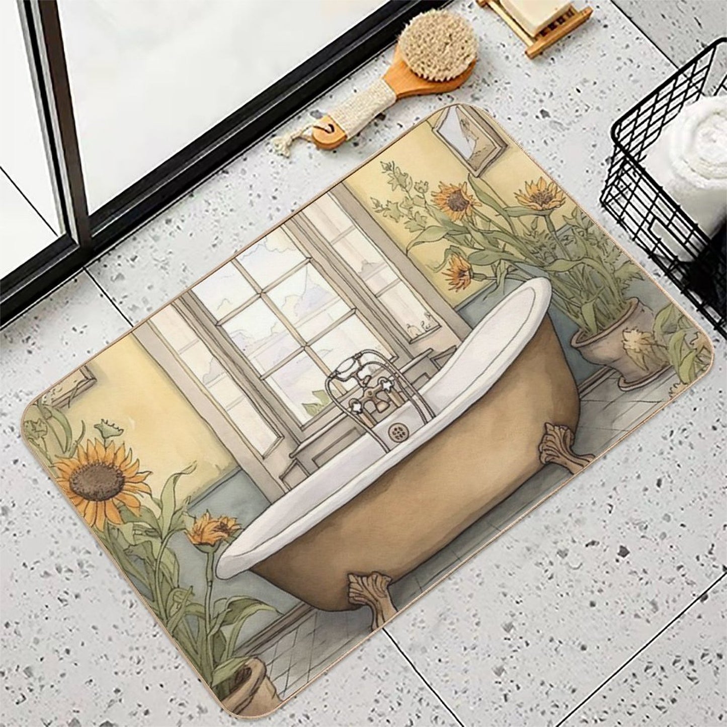 Beauty Bath II  Stain-Proof Bath Mat