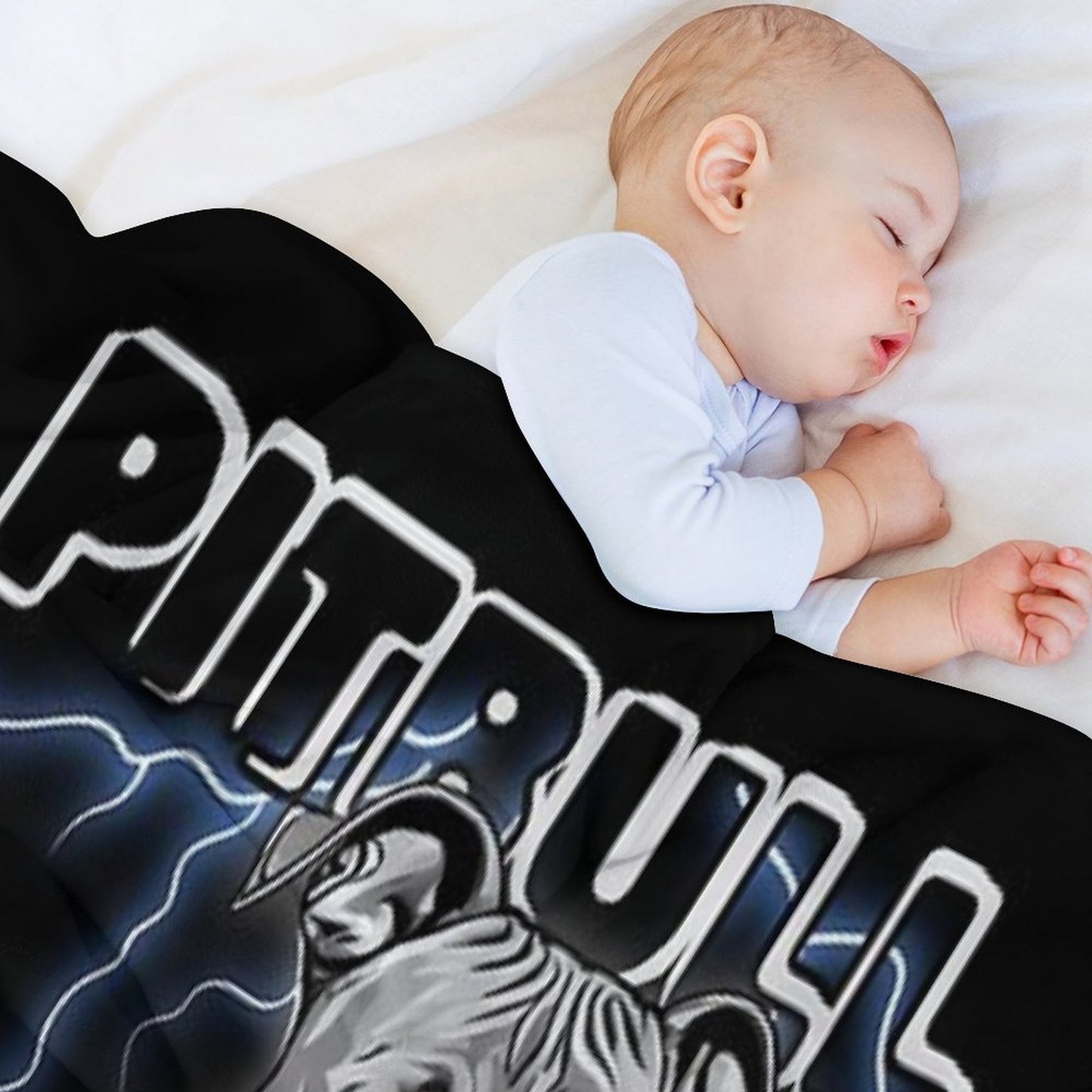 Pitbull Wrinkle-free Throw Blanket