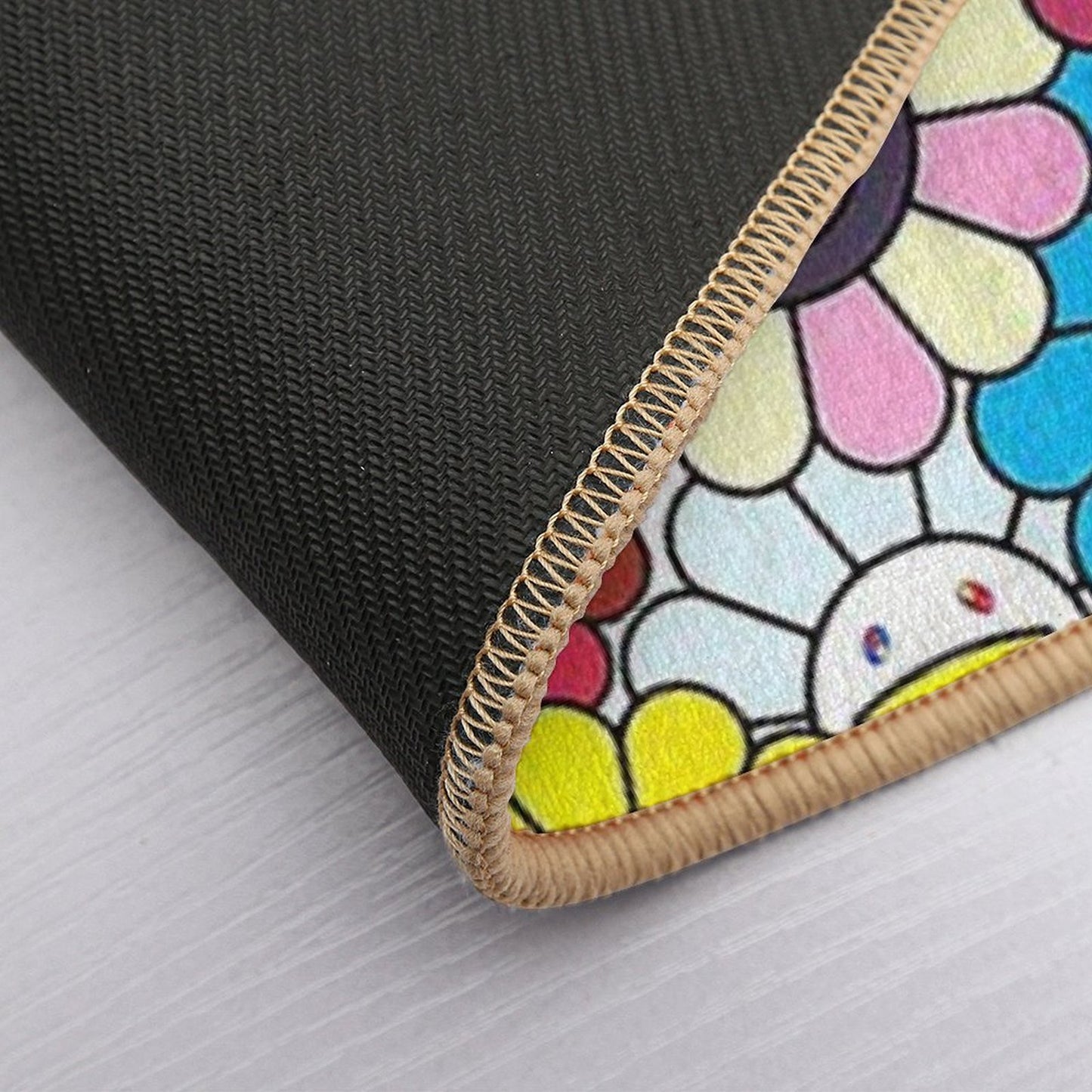 Rainbow Flower Durable Bath Mat