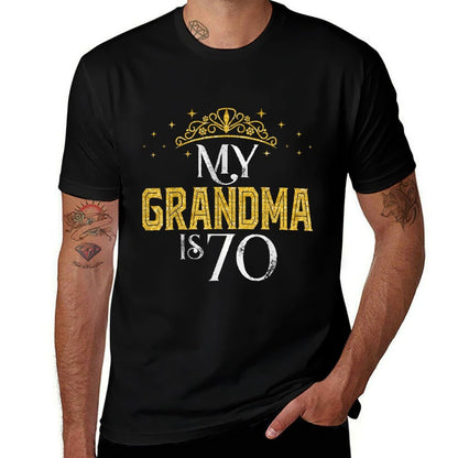 My GRANDMA Is 70 Years Old 1952 70th GRANDMA Birthday Gift  Stretchy T-Shirt