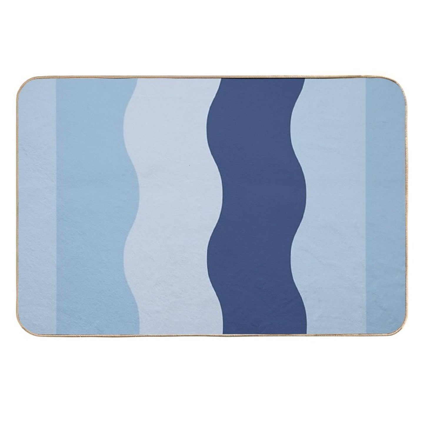 Blue Pallete Wallpaper  Toxin-Free Bath Mat