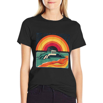 Retro Gulf Of USA America Gulf of Mexico Or America Wrinkle-resistant T-Shirt