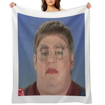 Tim And Eric News Shrink-resistant Throw Blanket