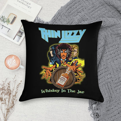 Thins Liz.zy Whis.key In The Jarr Soft Ultra-Soft Texture Throw Pillow