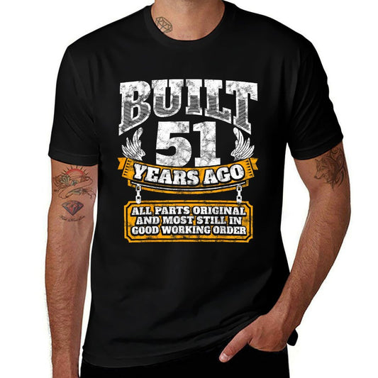 Funny 51st Birthday B-Day Gift Saying Age 51 Year Joke  Summer-ready Fabric T-Shirt