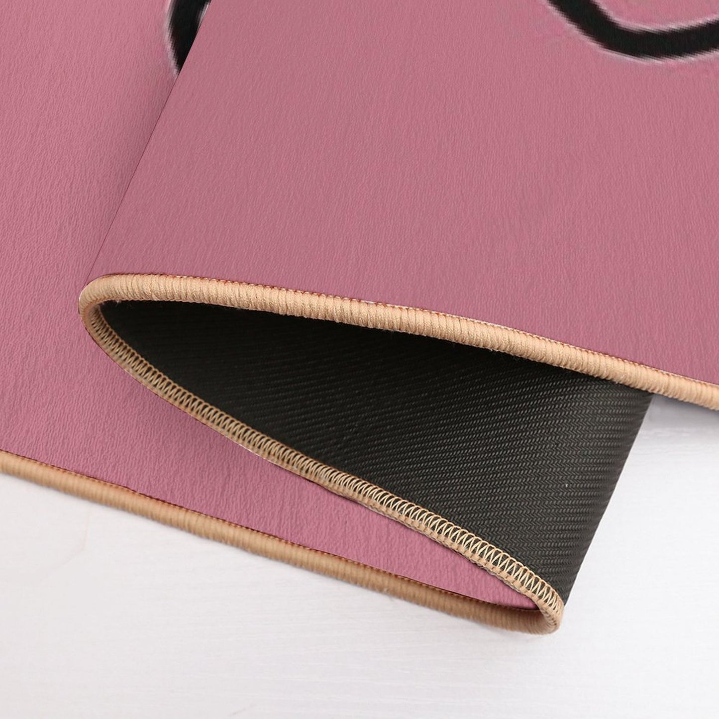 Lettering X Have A Nice Day X Rust Pink X Durable Bath Mat