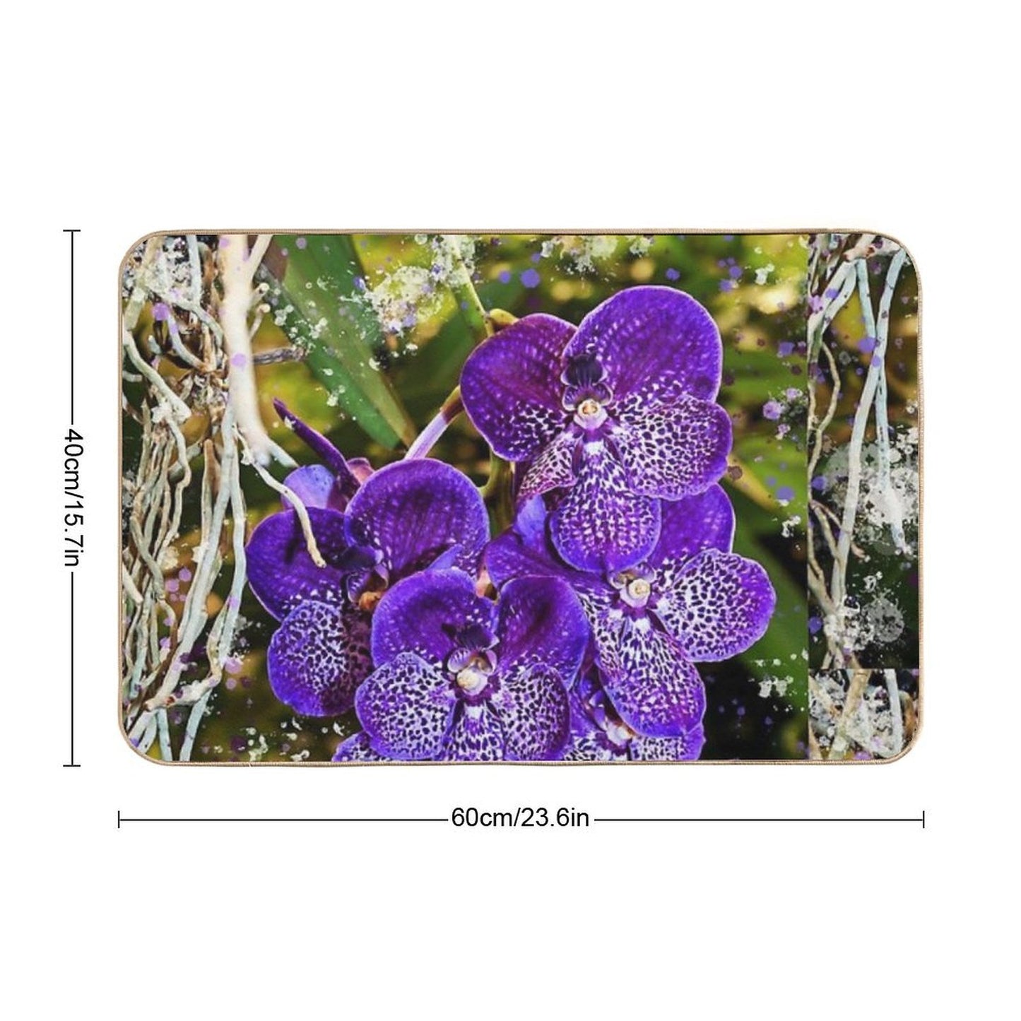 Vanda Orchid  Long-Lasting Bath Mat