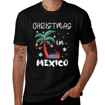 Christmas In MEXICO Trip 2025 Family Reunion Matching  High-quality Stitching T-Shirt