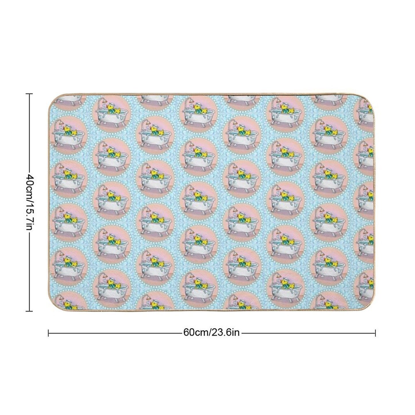 Rubber Duck Bath  Anti-Trip Bath Mat