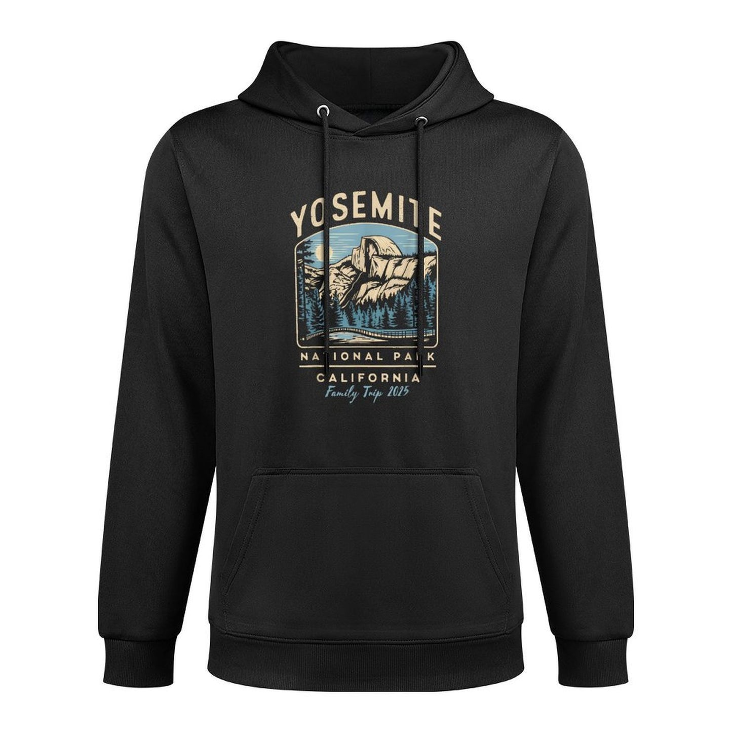 Yosemite National Park California Family Trip 2025 Shrink-Resistant Hoodie