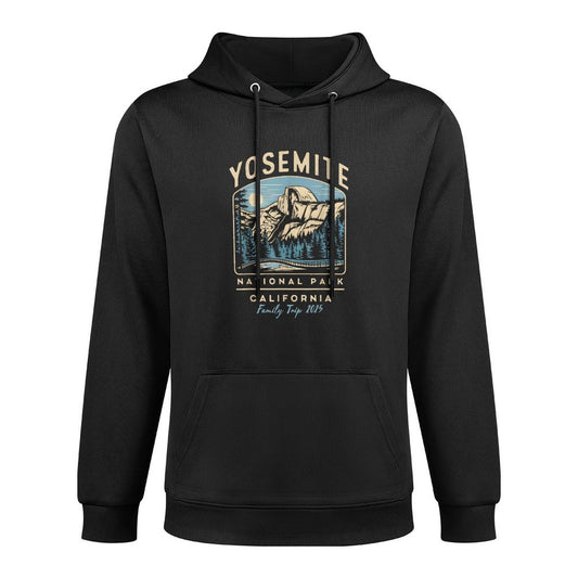 Yosemite National Park California Family Trip 2025 Shrink-Resistant Hoodie