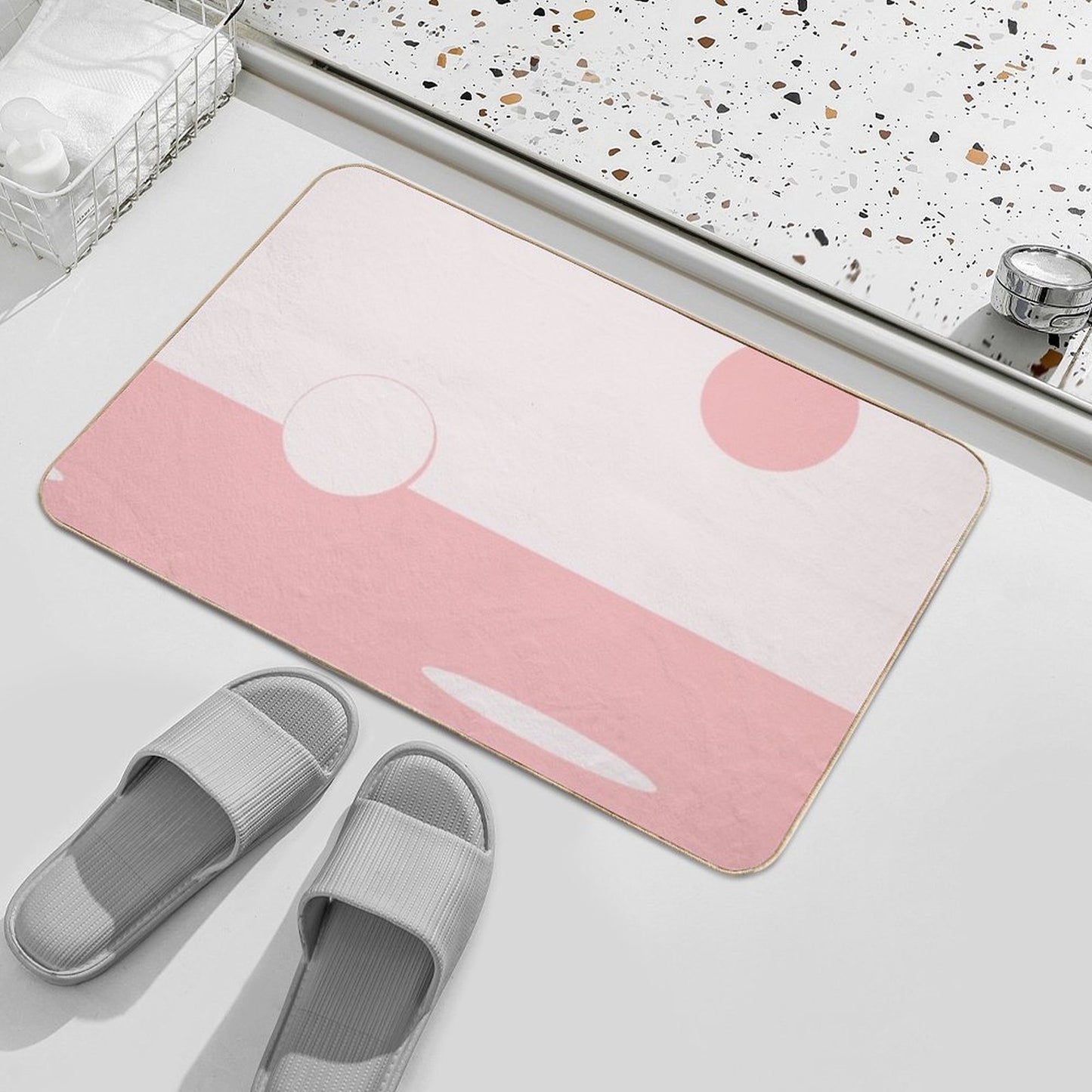 Circles 2  Rapid-Drying Bath Mat