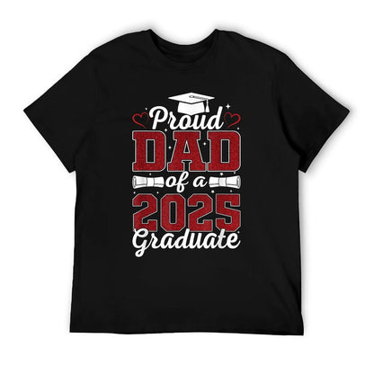 Proud Dad of A 2025 Graduate Senior Class of 2025 Graduation Odor-resistant T-Shirt